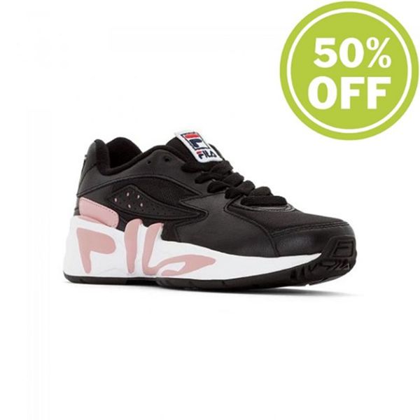 Fila Mindblower Wmn Women's Sneakers - Black/White/Pink,NZ 814-24536